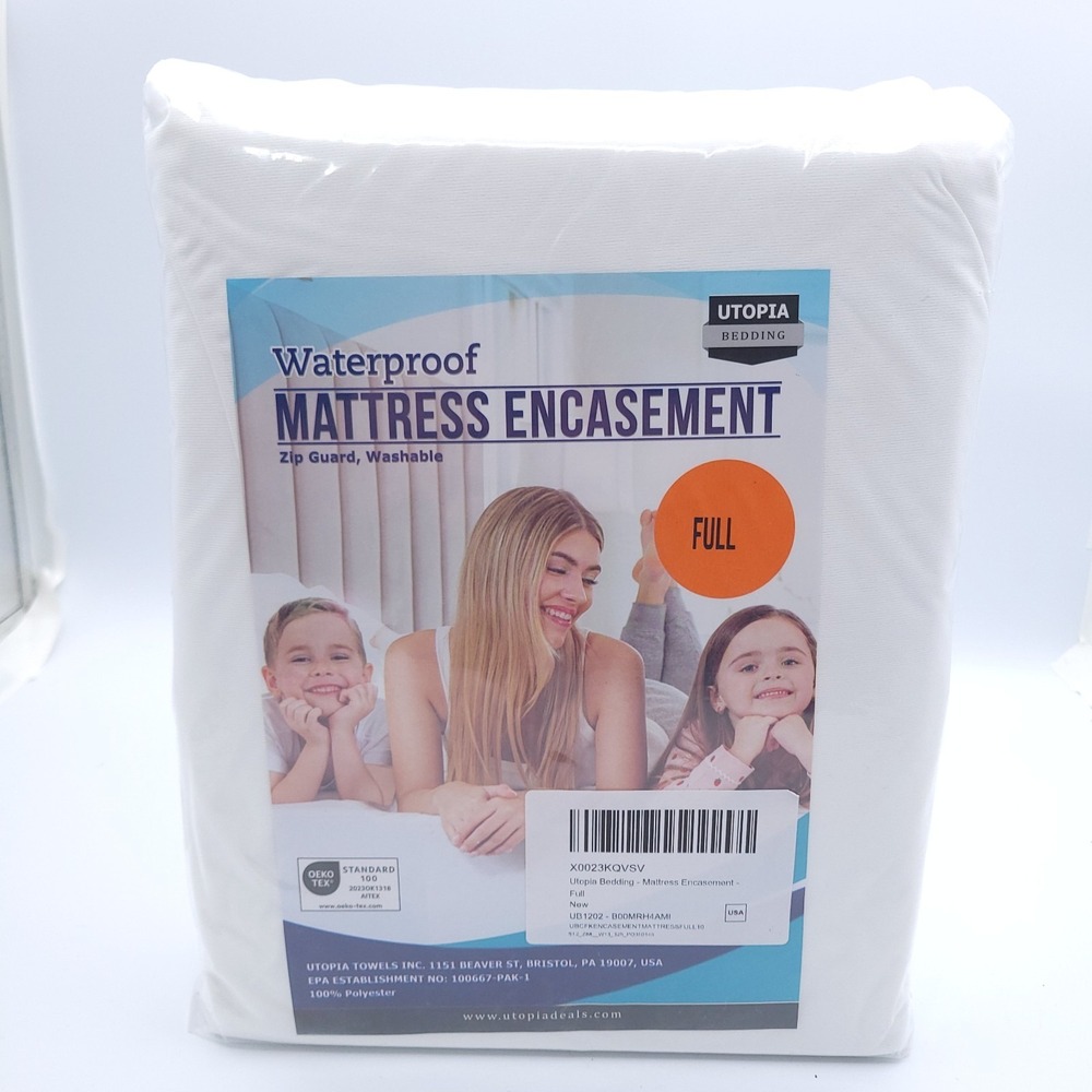 Utopia Bedding Waterproof Mattress Full Size Encasement Bed Bug Protection